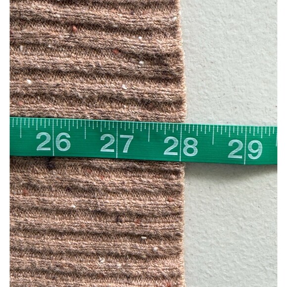 Women’s Brown Flecked Slouchy Turtleneck Sweater Dolman Sleeve Quiet Luxury XS - Picture 9 of 9